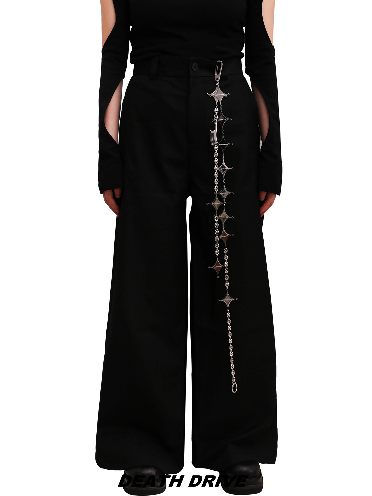 Retro Style Starlight Mens Pants Chain Multi-function Silvery Metal Ones Waist y2k Key Chain Hip Hop Punk Accessories 250303