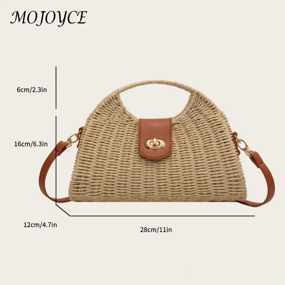 Stylish Handmade Women Shell Tote Bag for Summer Casual Use in Khaki and Beige Perfect for Holidays R250311