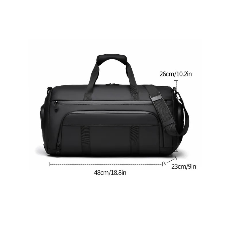 Minimalist Mens Waterproof Traver Bag High Quality y ner Duffle Large Capacity Shoulder with Shoe Compartment 250311