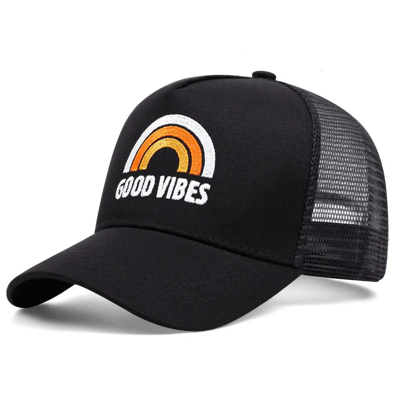 Embroidered Baseball Cap Outdoor Sports Net Yarn Duck Cross Border Visor Fishing 250311