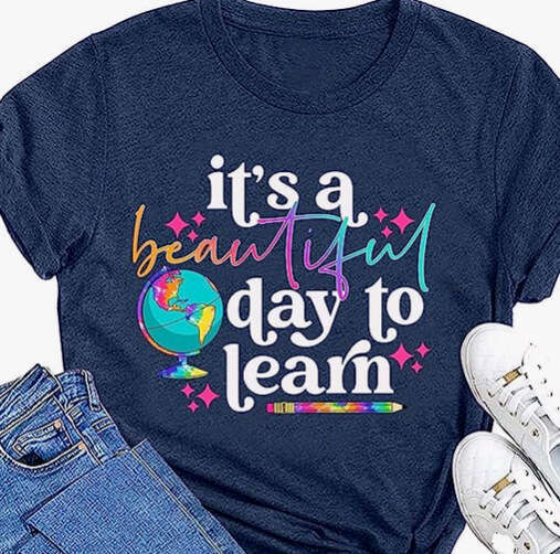 New it is Beautiful Day printed women's t-shirt with versatile temperament for 2025, new trendy clothing ins