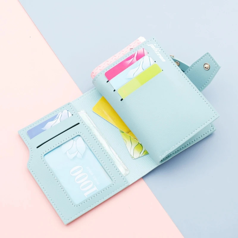 Hasp Women Wallet Fashion Bags For Short Pu Leather Purse Female Money Small Zipper Coin Pocket 250311