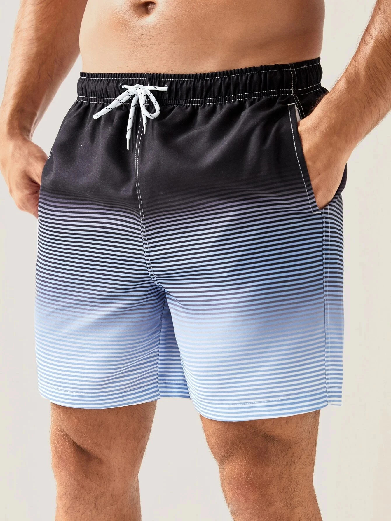 Funny 3D Gradient Printed Sports Shorts Men Summer Beach Swimming Shorts Fashion Drawstring With Pockets Mens Basketball Shorts 250310