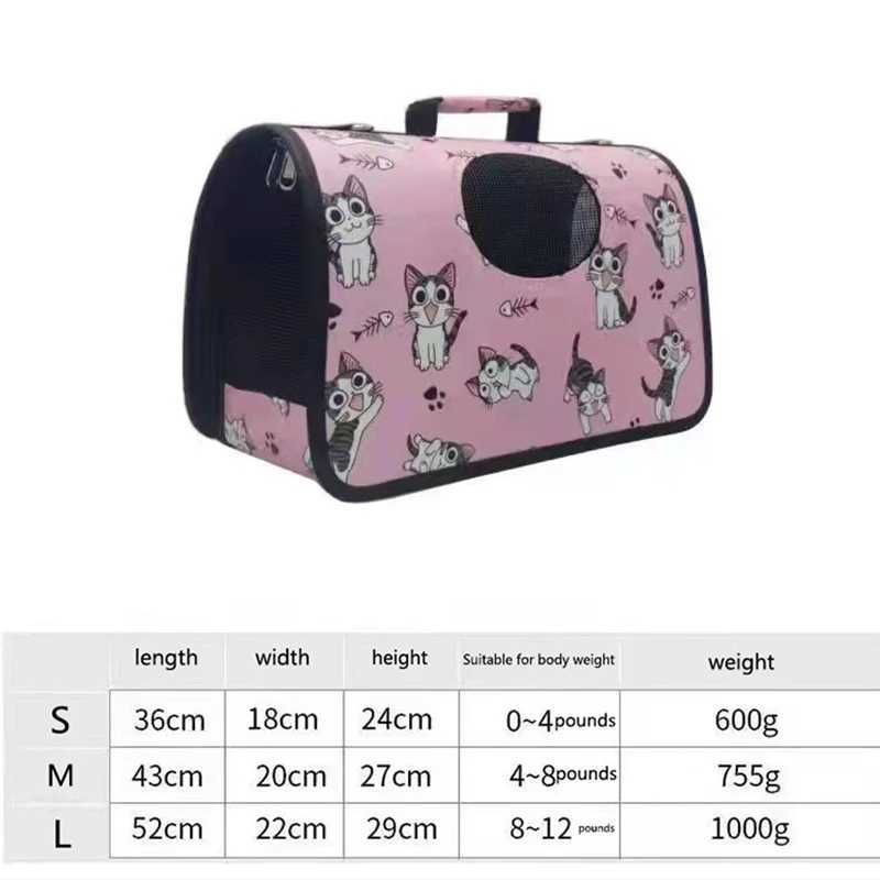 Cat Carrier Shoulder Bag With Breathable Mesh Dogs Kitten Outdoor Portable Metro Car Handbag Small Animals Cage Pet Supplies 250205