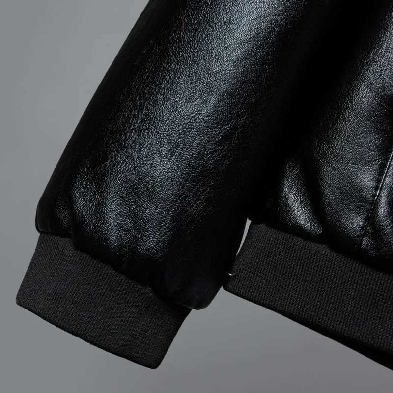 Jackets Men Brand Clothing PU Leather Jacket Men Plus Size Blazer Casual Mens Jackets Motorcycle Windbreake 5XL 6XL 7XL 8XL PlusT250311
