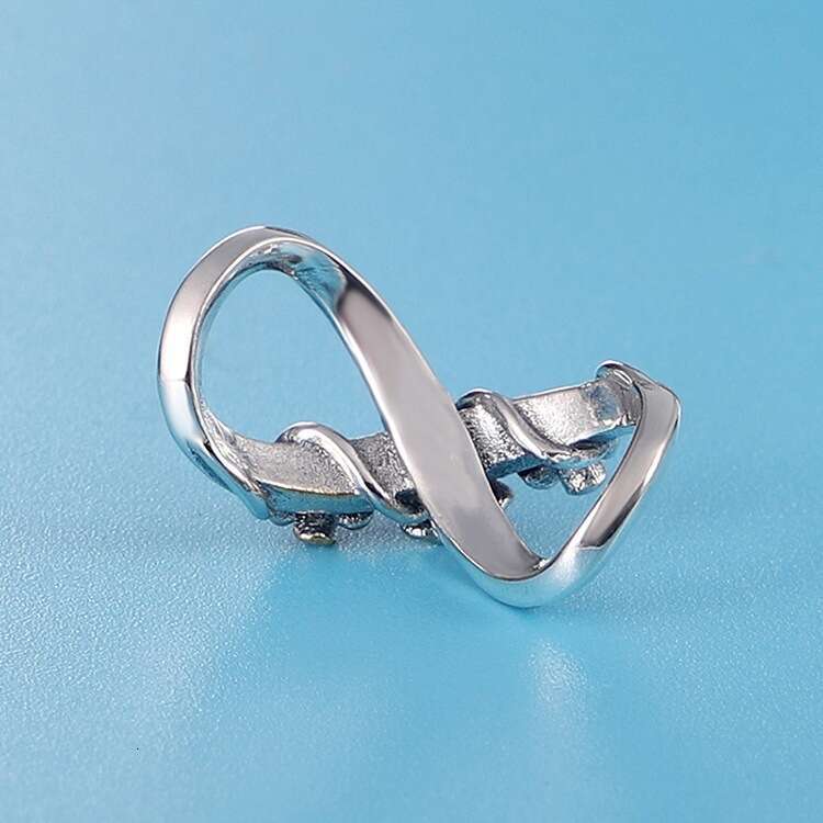 Fashionable Love Continuation String Charms 925 Sterling Silver Beads for women DIY Family Bracelet jewelry gift