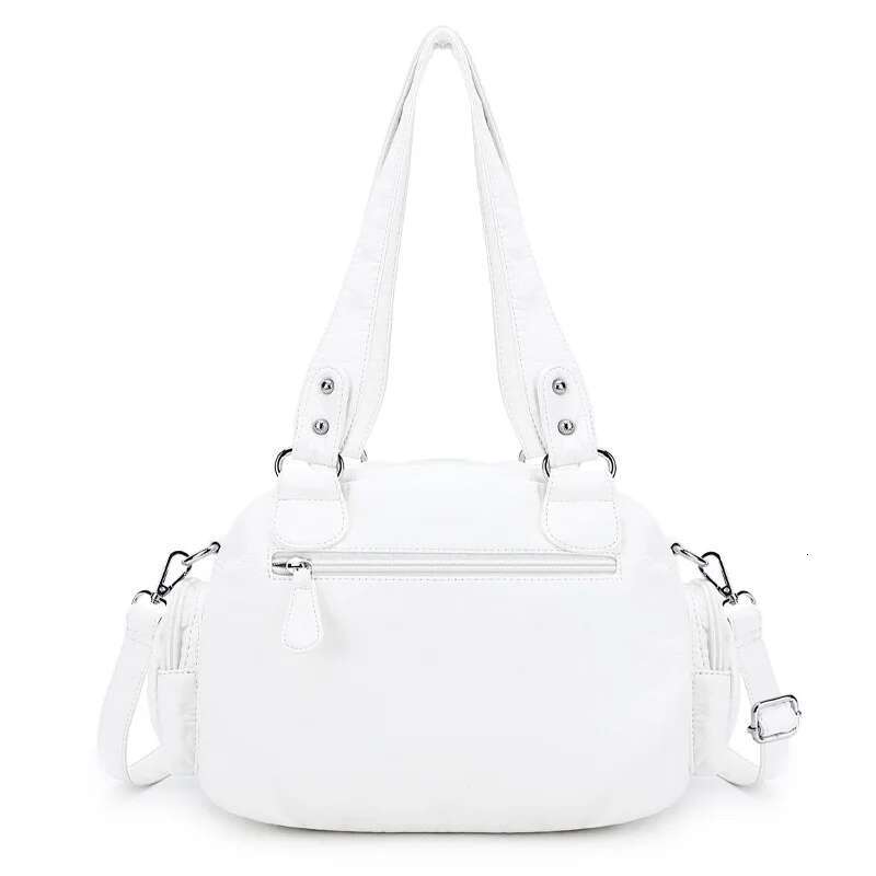 Angelkiss Women Small Handbags Satchel Top-Handle Handbag PU Bag Dumpg Pack Multi-Pockets Shoulder Bags