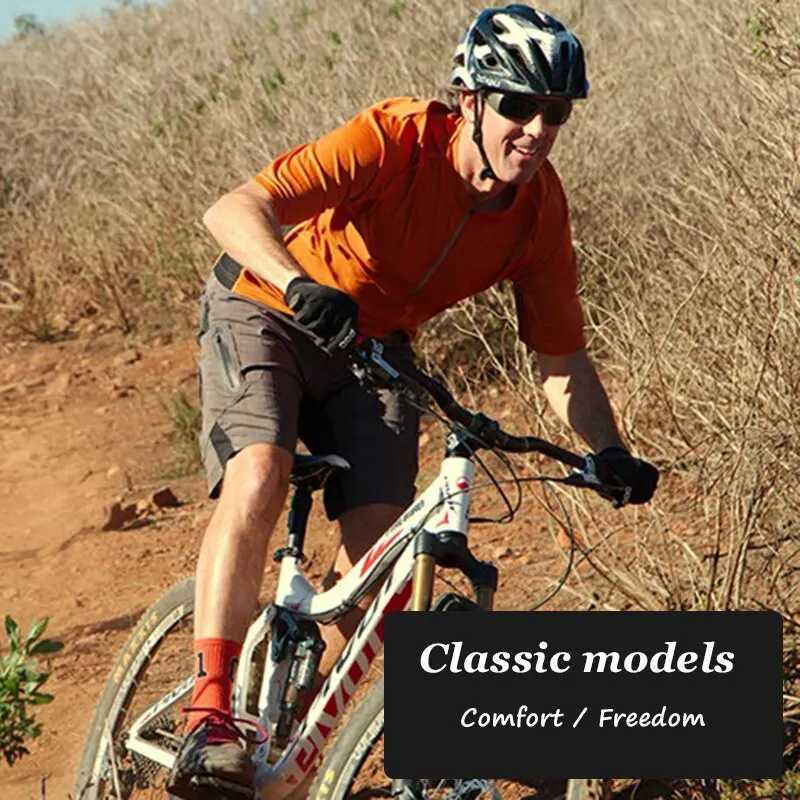X-TIGER Mountain Bike Shorts Multi-Pockects Breathab Loose Riding Road MTB Shorts Outdoor Sports Waterproof Cycling PantsXJ250311