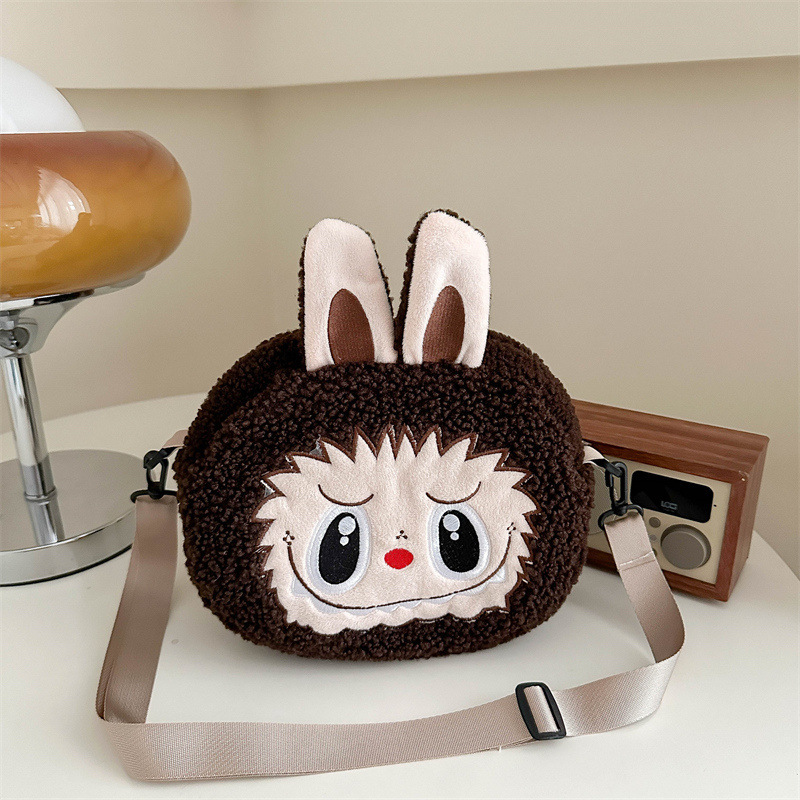 Free Shipping New Designer Bag Bubble City Amusement Park Rab Cross Furry Bag For Women Cute Bunny Bag Wallet Crossbody Bag
