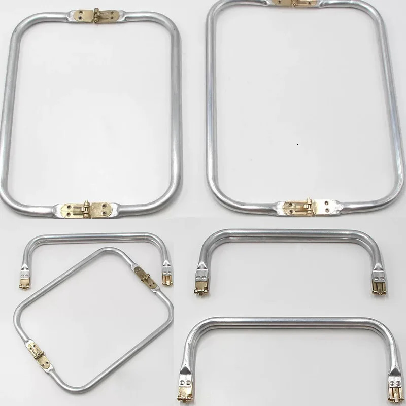 16cm18cm Metal Frame Purse Doctor Aluminum Tube Bag Handle Accessories Clutch Parts 3Color 250311
