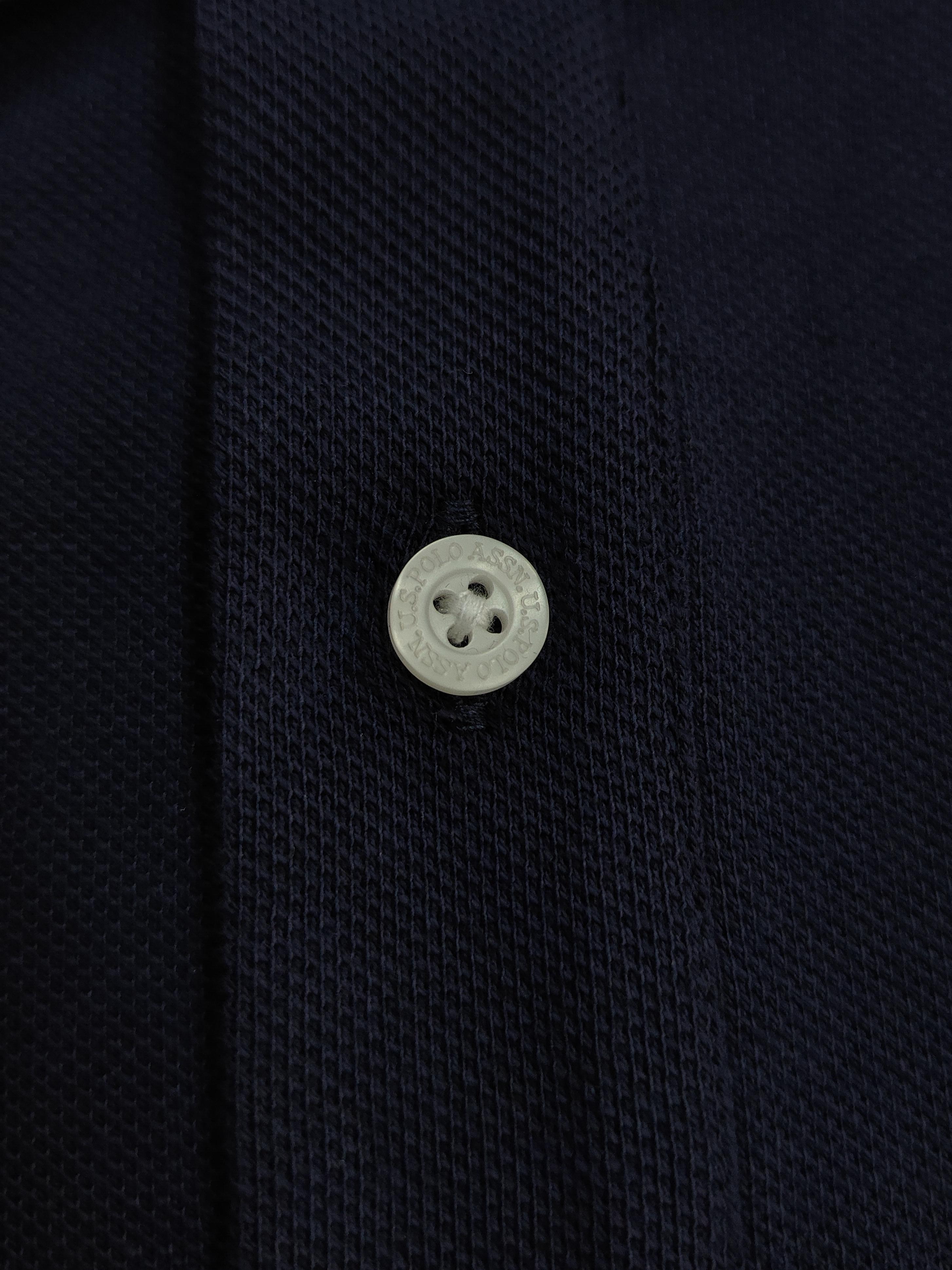 Men's Navy US POLO ASSN Embroidery Polo Shirt Classic Solid Tees Short Sleeves Casual T-shirt Wholesale Loose Tops