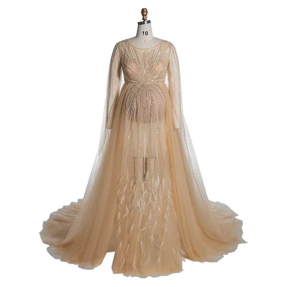 Hand-Beaded Maternity Dress for Photoshoot Elegant Photography Gowns YW24074 X250224
