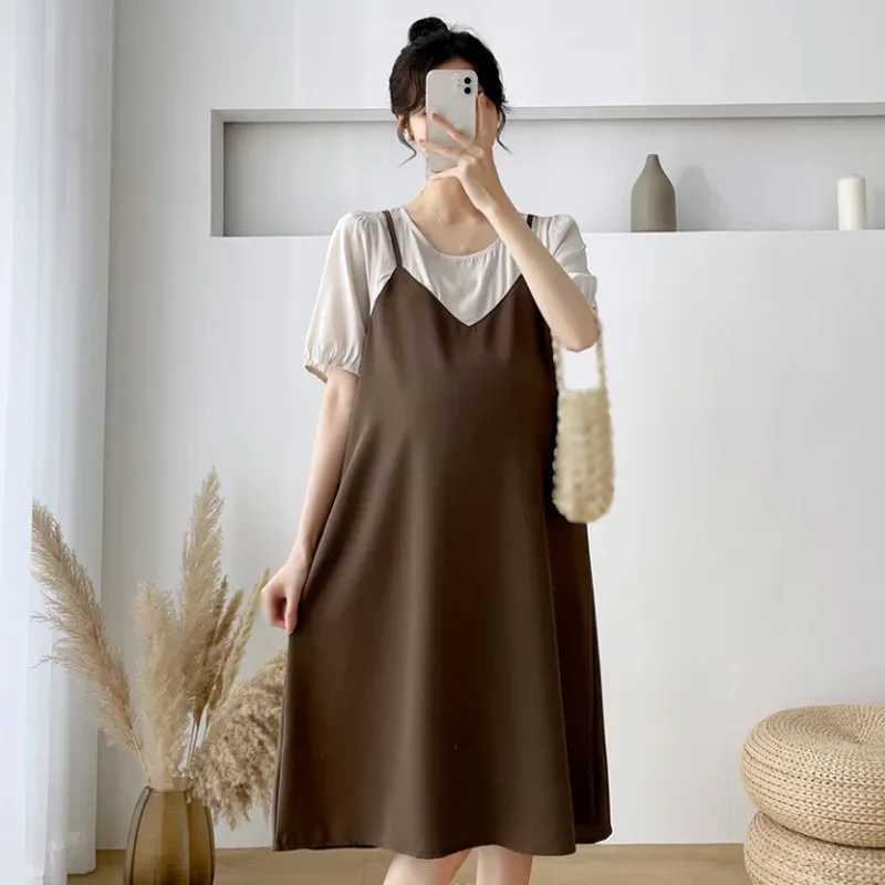New Summer Loose Pregnant Womens DressT250311