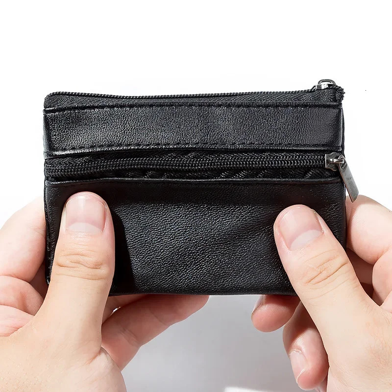 Women Men Coin Purse Small Bag Wallet Change Purses Zipper Money Bags Children Mini Wallets Leather Key Holder 250311