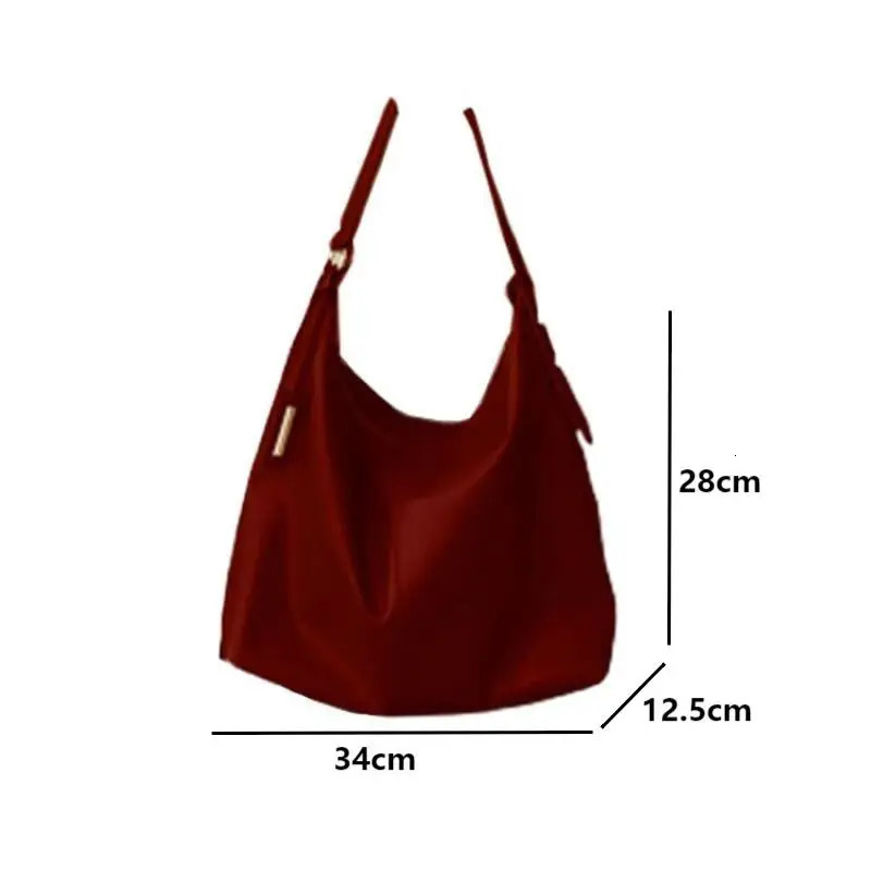 Vintage Female Large Capacity Shoulder Bags Retro Wedding Tote Bags Casual Red PU Leather Handheld Womens Handbags 250310