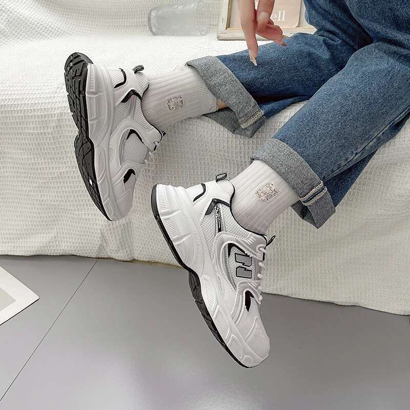 2025 New Model New Spring Autumn Women's Jogging Sneakers Fashion Casual White Breathable Tennis Low Top Vulcanized Shoes Outdoor Trainers