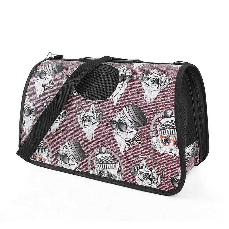 Cat Carrier Shoulder Bag With Breathable Mesh Dogs Kitten Outdoor Portable Metro Car Handbag Small Animals Cage Pet Supplies 250205