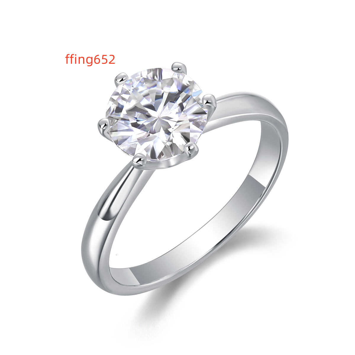 Fashion Jewelry 925 Silver Moissanite Ring VVS Baguette Lab Grown Diamond Cross Ring 925 Sterling Silver Moissanite Rings