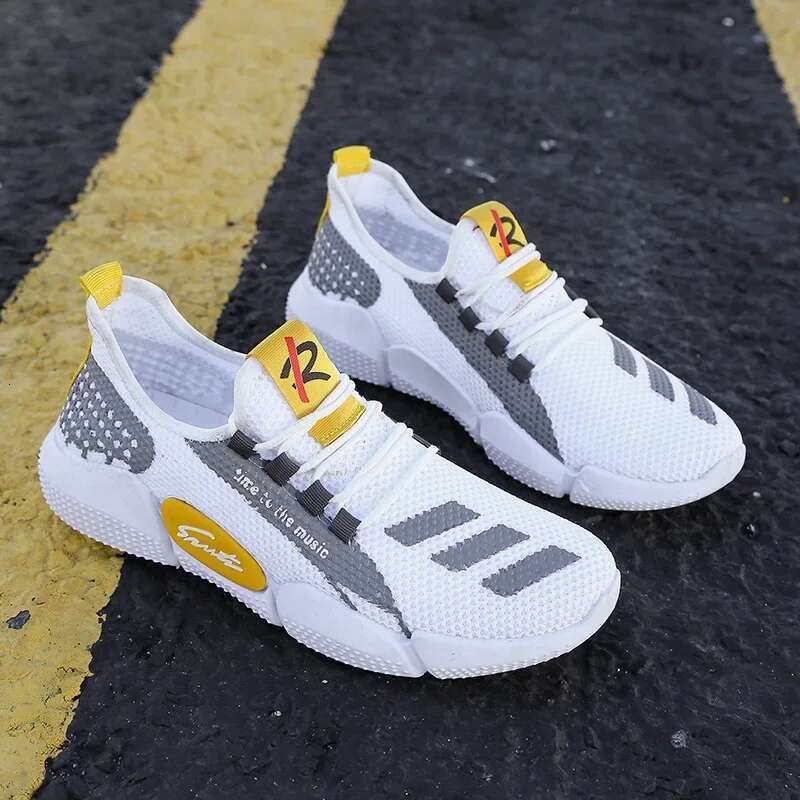 2025 New Model 2024 Men's Vulcanize Breathable Air Mesh Sneakers Comfortable Walking Footwear Male Tenis Men Shoes Basket Homme