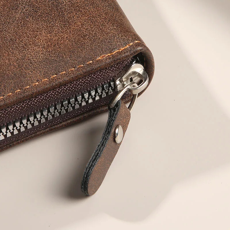 Mens wallet short version solid color youth simple three fold multifunctional student zipper coin purse 250311