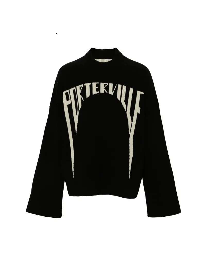Y2k Streetwear Trend Gothic Letters Oversized Sweater Women's Fashion High Street Haruku Casual Pullover Pattern Long Sleeved
