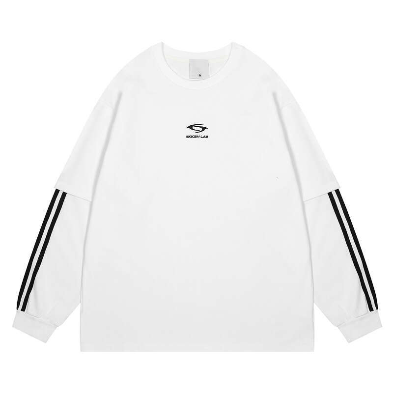 YPRS Webbing Splicing Fake Two Long Sleeved China-Chic Brand American Outdoor Functional Sports Loose Top In Spring And Autumn