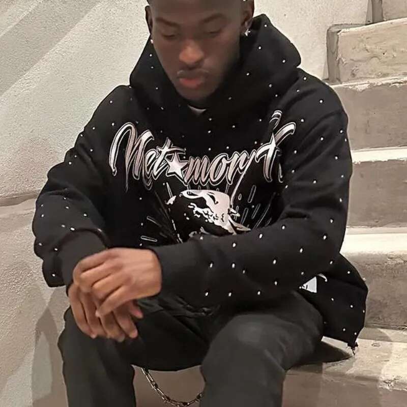 hoodie Rhie Hoodies Women Gothic Black Pullover Oversized Sweatshirts Female Retro Haruku Hooded Jacket Y2k Streetwear Men Top jacket