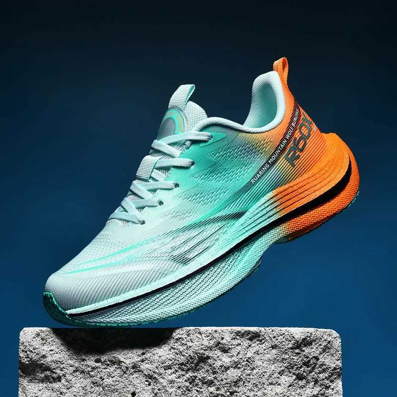 Supercritical E-TPU Marathon Running Shoes Cushioning Outdoor Jogging Summer Large Size Sneakers Original Fitness Training ShoesC250411