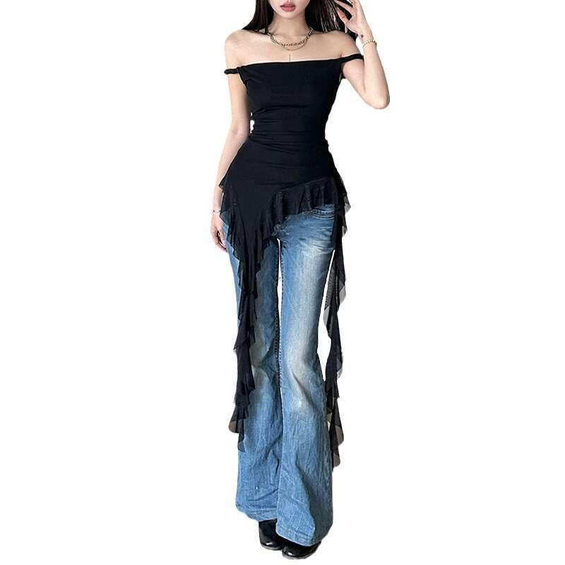 European and American style summer women's solid color slim fit street one neck sleeveless dress 2025 new casual fashion trend clothing