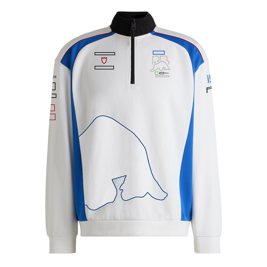 2025 New F1 Team Zip Up Formula 1 Racing Men's Jacket Hoodie Driver Zipper Sweat Men and Women Pullover Sweatshirt Custom free shipping
