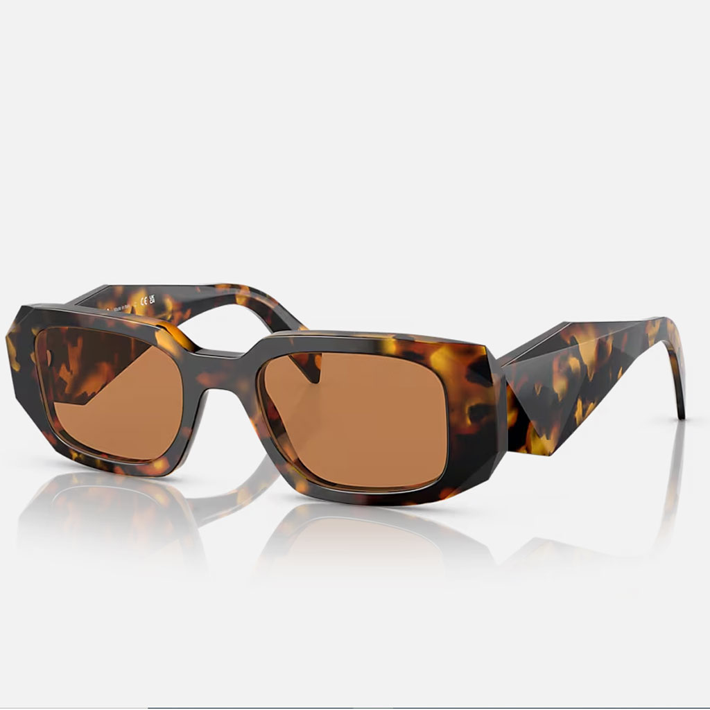 Top tortoiseshell sunglasses luxury pr17ws pr 17ws designer glasses For women High quality rectangular sunglass with box