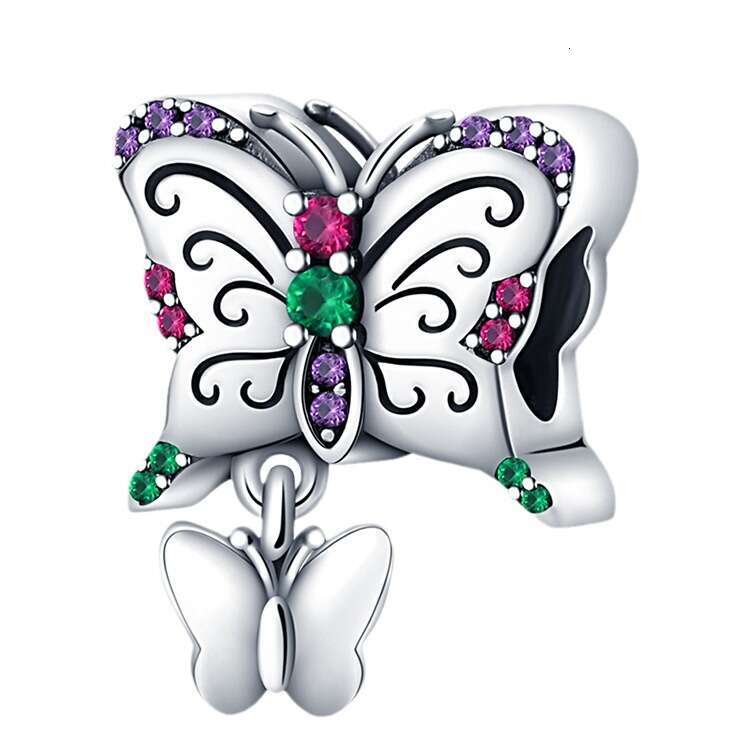Hot selling 925 Sterling silver butterfly dragonfly bee owl Charms pendant beads Fit 925 Sterling Silver bracelet necklace DIY jewelry accessories for