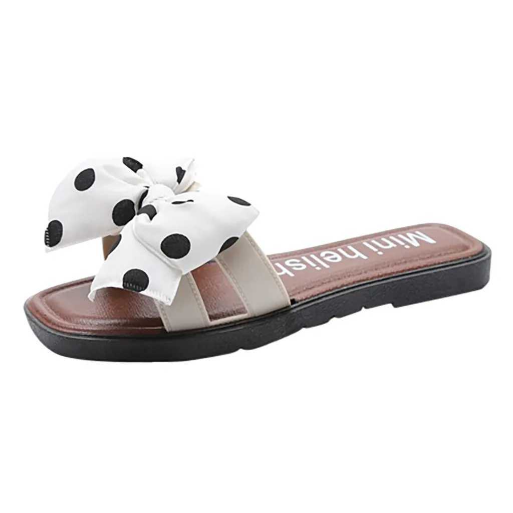 WomenS Summer Bohemian Clip Toe Flip Flops N-Slip Flat Slippers Beach Shoes 2024 Ladies Flat Bow Slippers Beach ShoesXJ250610