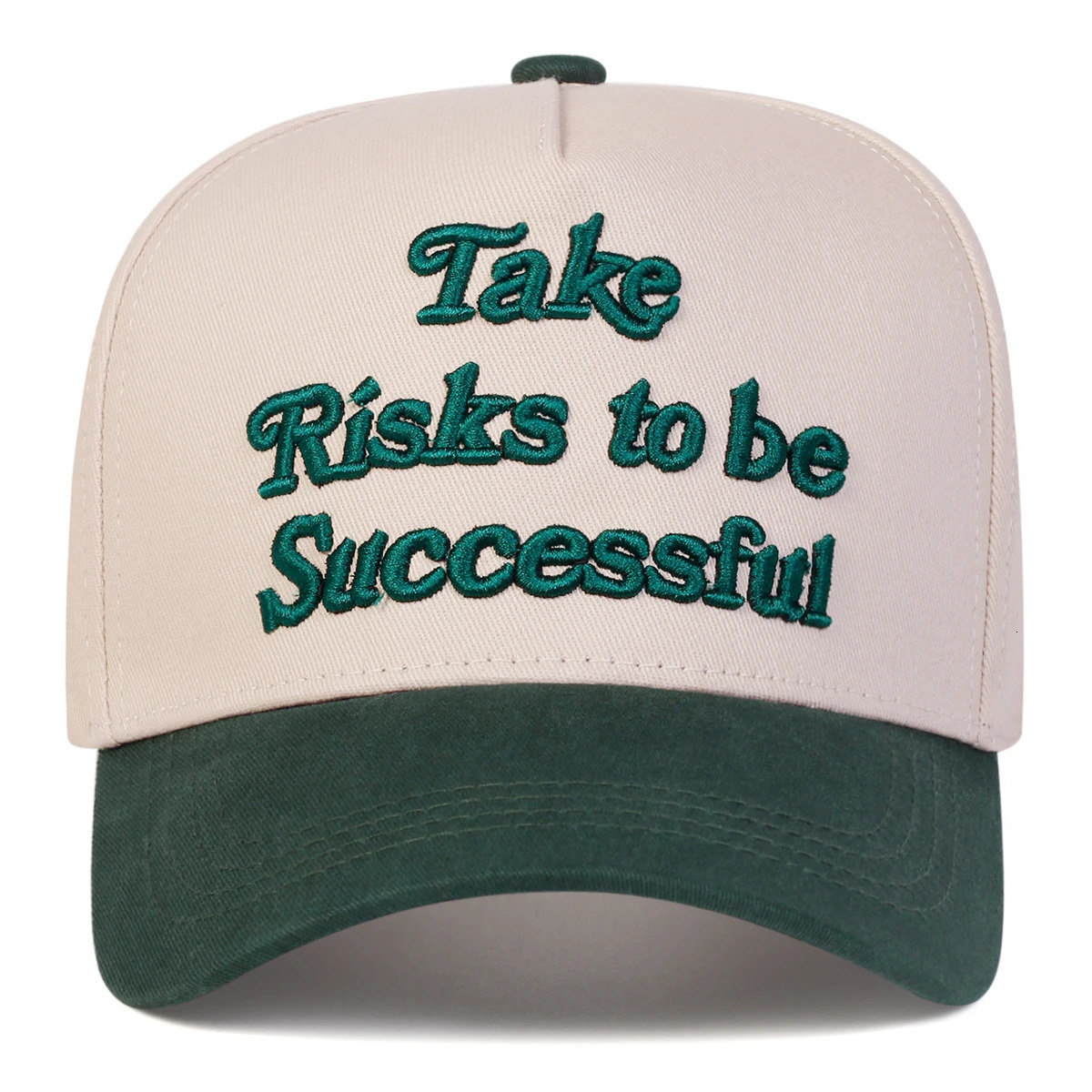 Unisex Take Risks To Be Successful Embroidery Baseball Caps Spring Autumn Outdoor Adjustable Casual Hats Sunscreen Hat 250311