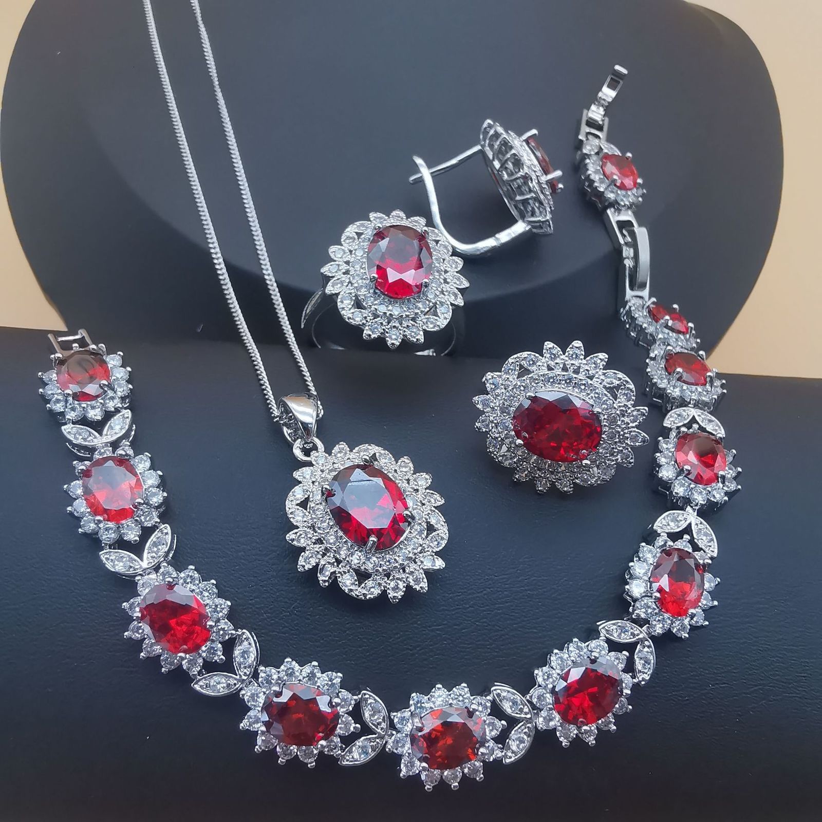 Jewelry Set Versatile Style Tanzanite Zircon Necklace Jewelry 201222