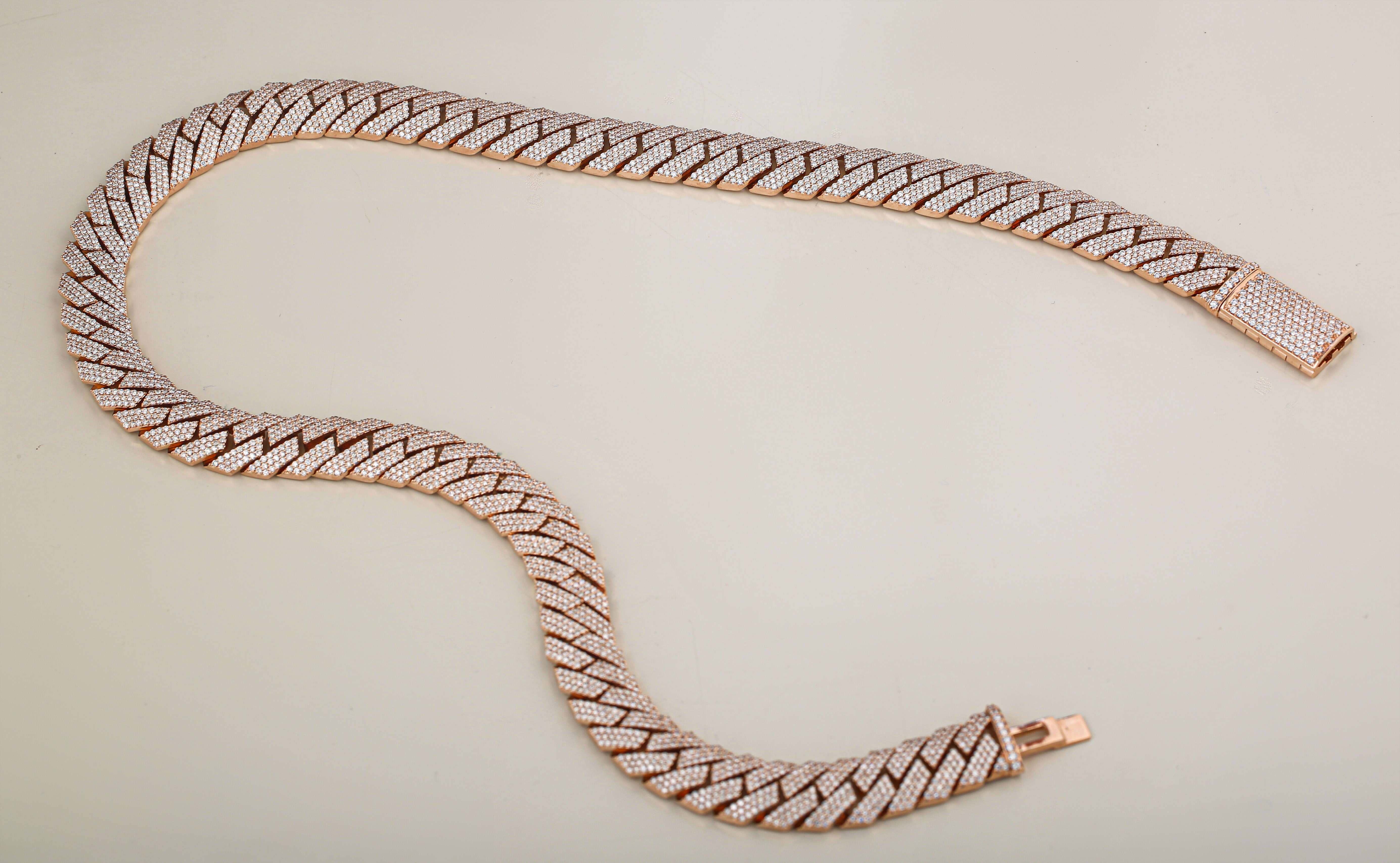 Sterg Sier Custom Hip Hop Chains for Men Men's Moissanite k Cuban Chain Necklace