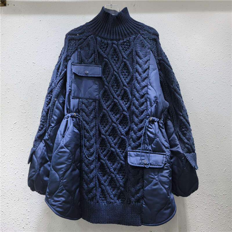 Unique Niche Design, Woven Warm Long Sleeved Sweater For Women In Autumn Winter, Casual Versatile, Slimming And Age Reducing, Instagram Trend
