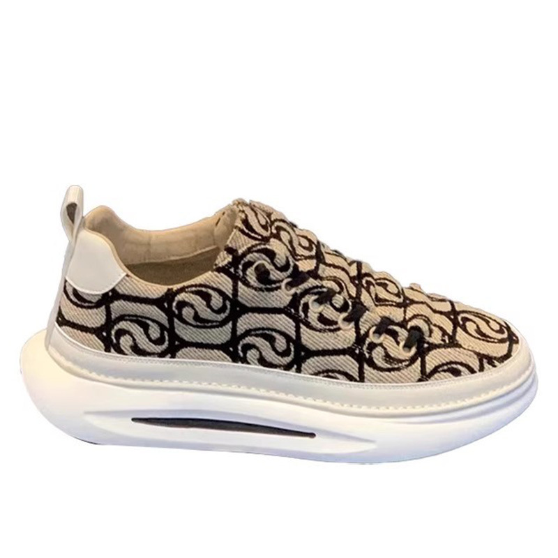 Designer Canvas Niche Board Shoes 2025 New Low Cut Printed Casual Shoes Men's Thick Soled Sports Casual Shoes Outdoor Fashion Shoes Soft Sole Sof