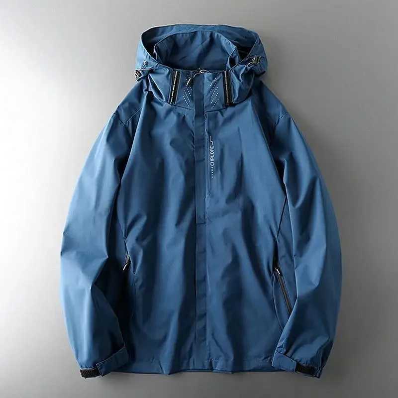 Outdoor Thin Mens Jacket For Spring Summer Windproof Waterproof Breathable Running Mountaineering Suit WindbreakerT250311