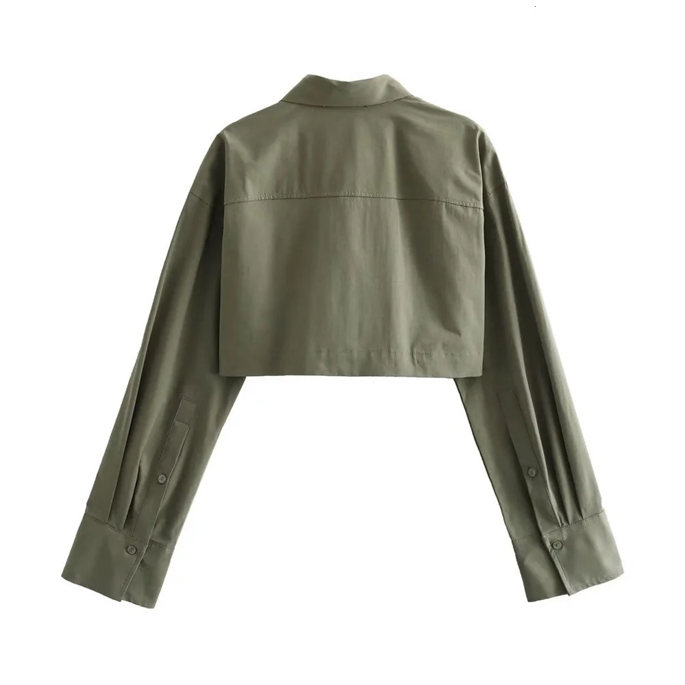 UNIZERA High Quality AutumnWinter French Niche Sprint Fabric Short Shirt 250311