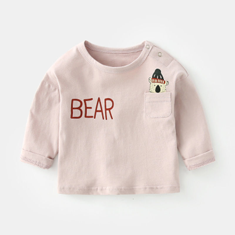 Ddmyshoesvip Spring Clothes Baby Year Old Girl Long Sleeved T Shirt Boy Pure Cotton Bottom Shirt Boys And Girls Autumn Clothing