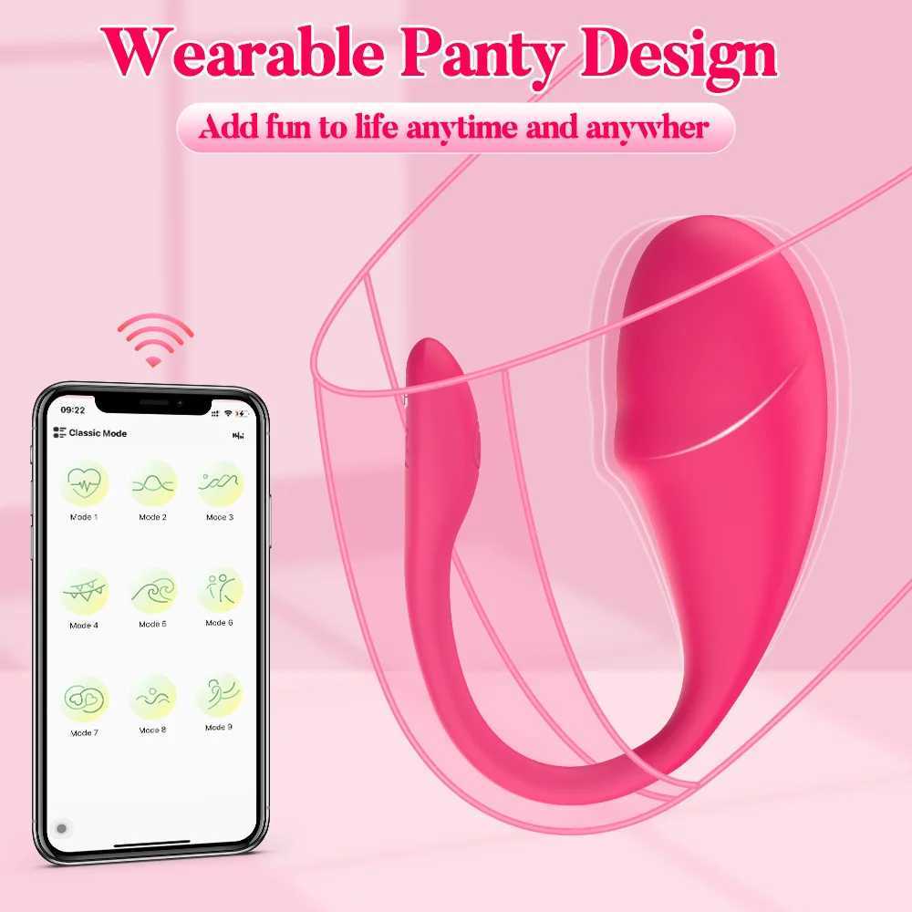 APP Woman Vibrating Egg Vaginal Massager A Point Stimulator Remote Control Of Wearable Woman Adult Sex ToysXJ250311