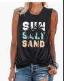 Good Day Printed Women's T-shirt for E-commerce, 2025 New Casual Versatile Fashion Clothing