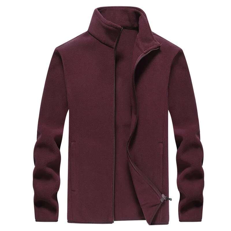 Winter Fleece Hiking Jacket Windbreaker For Men Sportswear Wool Ing Thickened Warm Men's Coat Plus Size Overcoat