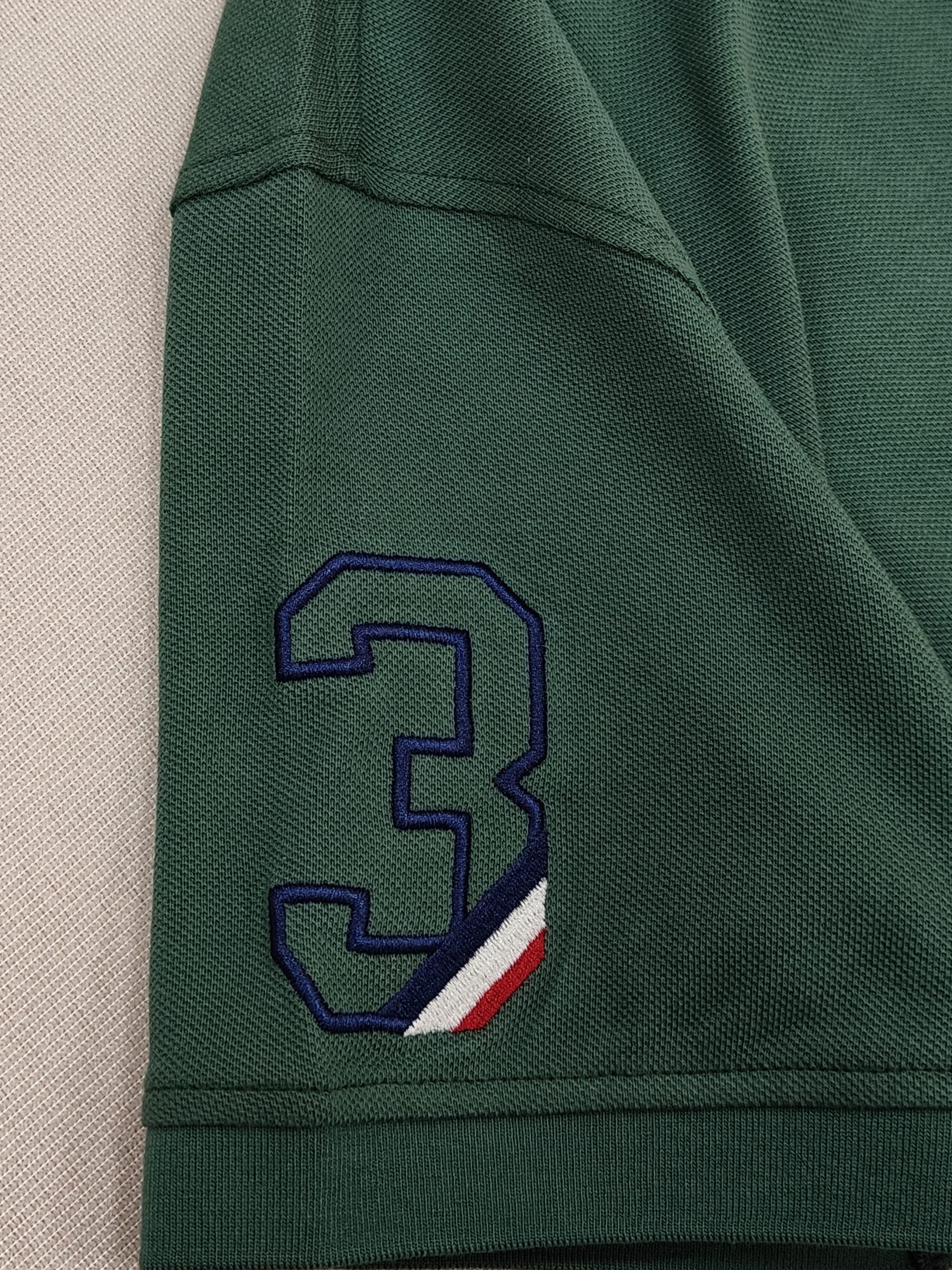 Men's Dark Green Classic Polo Shirt Embroidery Solid Tees Short Sleeves Casual T-shirt Loose Tops for Wholesale In Stock