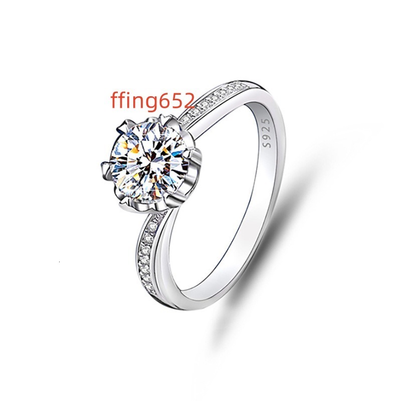 Fancy Shape Moissanite Solitaire Setting Silver Jewelry Moissanite Diamond Engagement Ring