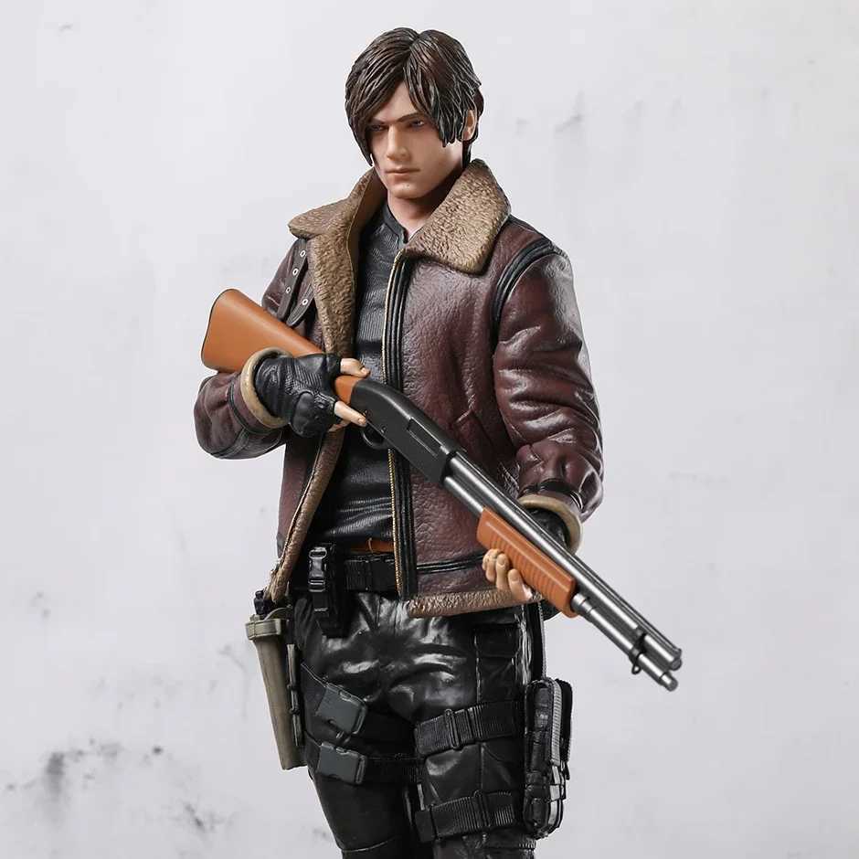 Movie Game Leon Kennedy 1/6 Scale Figure Figurine PVC Model Decoration Statue Gift ToyXJ250311