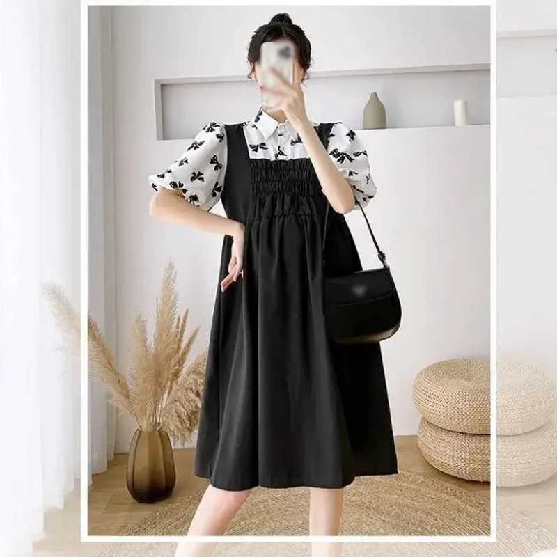 New Summer Pregnant Womens Dress Womens Loose Fit DressT250311