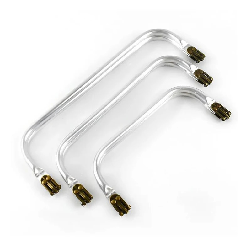 16cm18cm Metal Frame Purse Doctor Aluminum Tube Bag Handle Accessories Clutch Parts 3Color 250311