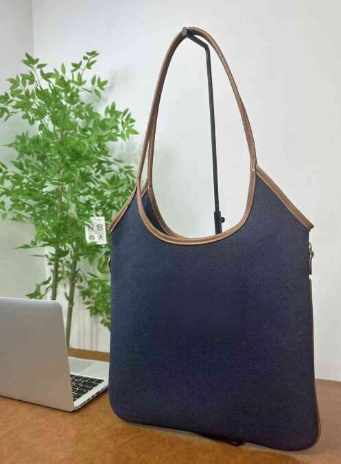 New canvas underarm large capacity tote crossbody lazy style single shoulder women's bag